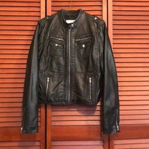 Faux Leather Jacket